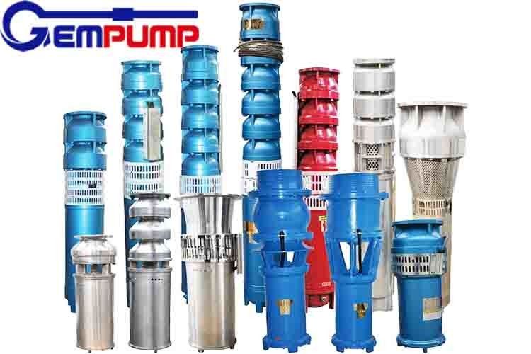 Gempump 200QJ Industrial Centrifugal Pumps 20HP 8 Inch Submersible Pump